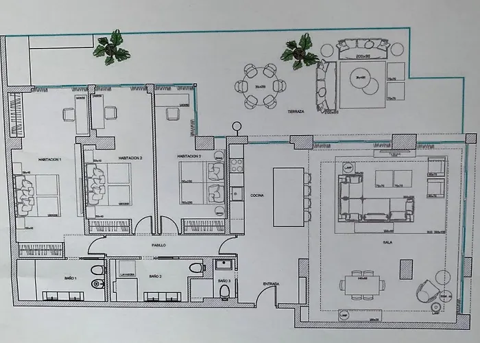 Great First Line Amazing Terrace Apartamento